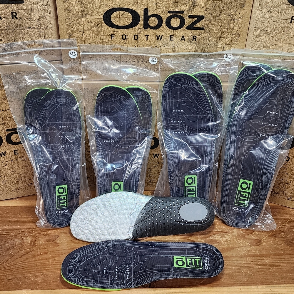Women's Oboz Mylar OFit Insoles Bundle qty 3, durable support, comfort NIB, $120